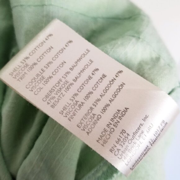 Free People Elora Pleated Ruffle Mini Dress L WindownpaneMermaid Tail Green $148 - Picture 10 of 14